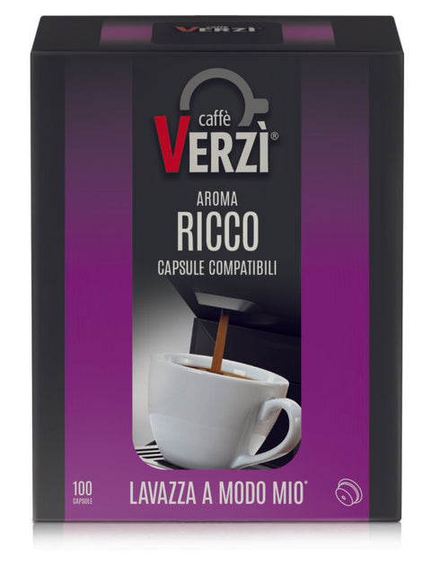 Capsule Caffè Verzì Compatibili A Modo Mio – Aroma Ricco - a partire da 0,19 Cent